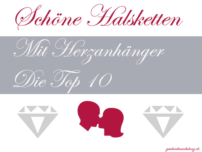 Halskette mit Herzanhänger - ein schönes Geschenk