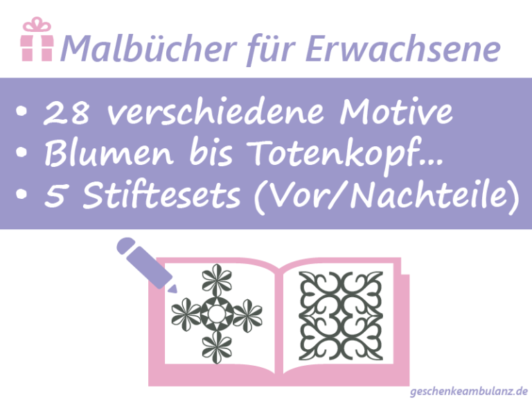 Die 28 schönsten Malbücher für Erwachsene & welche Stifte du brauchst! › Geschenkeambulanz